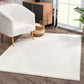 Judy White Washable Area Rug - Clearance