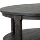 Boswell - Round Cocktail Table (With Casters) - Peppercorn
