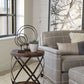 Pinebrook - Round Accent Table - Distressed Natural Pine