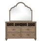 Simple Contemporary 1pc Dresser Rustic