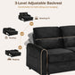 Chenille Pull Out Sofa Bed
