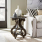 Bellamy - Round Accent End Table - Peppercorn