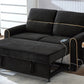 Chenille Pull Out Sofa Bed