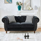 Chesterfield Velvet Upholstered Sofa