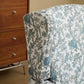 Modern Accent Chair with Retro Wood Legs