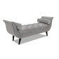 Alma Tufted Flared Arm Entryway Bench, Opal
