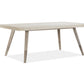 Lenox - Rectangular Dining Table - Warm Silver