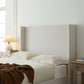 Hale Upholstered Wingback Bed Size King