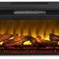Entertainment Accessories - Fireplace Insert - Rectangular - Black