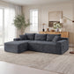94.5" Cloud Modular Sectional Sofa Couch with L-Shape Chaise