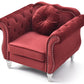 Charming Transitional Flared Armchair