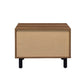 Trolgar - Accent Table - Brown Oak & Black