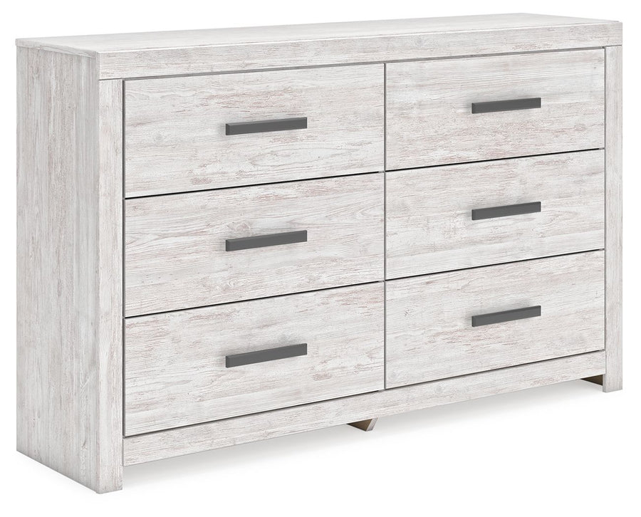 Cayboni - Six Drawer Dresser - Whitewash