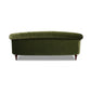 La Rosa Victorian Chesterfield Tufted Sofa - Olive