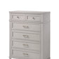 Gray 5 Drawer Chest