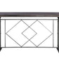 Evangeline - Counter Height Table - Salvaged Brown & Black