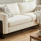 Modern 3-Seater Sofa with Rubberwood Legs