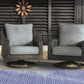Elite Park - Swivel Lounge w/ Cushion - Gray