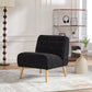 24.4" Wide Modern Upholstered Armless Chair