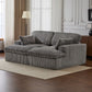 Double Chaise Lounge Chair, Oversized Upholstered Sleeper Cloud Couch - view 6