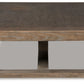 Cariton - Rectangular Cocktail Table - Gray