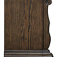 Maylee - Three Drawer Night Stand - Dark Brown