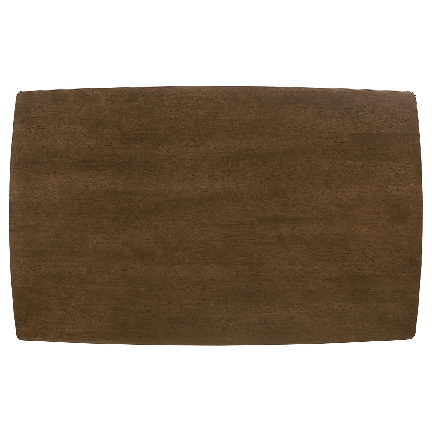 Retro Chestnut Dining Table with Angled Legs