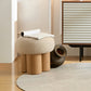 W8017-1 Mushroom Stool with Grieg Plush Cushion