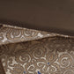 King 7 Piece Jacquard Comforter Set with Throw Pillows