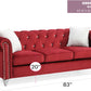 Raisa G869A-S Sofa - Burgundy