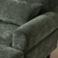 Modern Chaise Lounge Upholstered Sofa Recliner Chair in Green