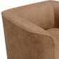 Brown Swivel Accent Chair