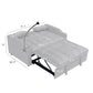 Modern Velvet Loveseat Futon Sofa Couch with Pullout Bed