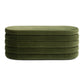 Fuji 49" Upholstered Oval Storage Bench