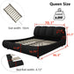 Queen Size Luxury Upholstered Platform Bed
