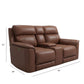 Oslo - Dual Power Reclining Loveseat With Console - view 5