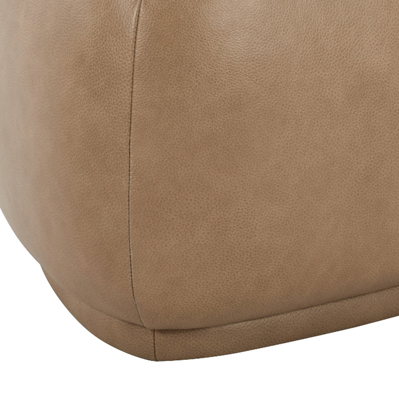 Pebble 26" Rounded Triangle Cocktail Ottoman - Tuscan