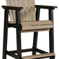 Fairen Trail - Tall Barstool (Set of 2) - Black / Driftwood