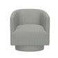 Gray Swivel Accent Chair