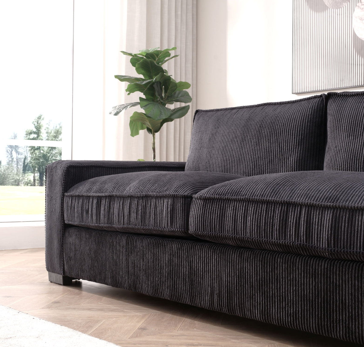 Luxe - Sofa With Sleek Design, Spacious And Comfortable 3 Seater Couch - view 7