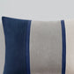 7 Piece Faux Suede Comforter Set Blue Queen