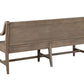 Paxton Place - Bench With Back - Dovetail Gray