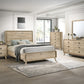 Mid-Century-Inspired King Size Panel Bed
