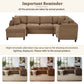 U Shaped Sectional Sofa, Corner Living Room Couch With Built In Cup Holders, Storage, USB Ports - view 5