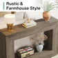 47” Farmhouse Console Table with Storage