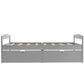 Twin Size Platform Bed With Two Drawers