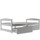 Twin Size Platform Bed With Two Drawers
