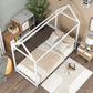 Twin Size Wooden House Bed
