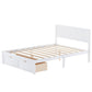 Full Size Platform Bed with Under-bed Drawers