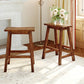 TOPMAX Solid Wood Rustic 3-Piece Kitchen Island Set